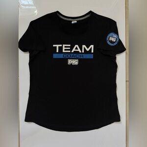 F45 Training Coach Black Short Sleeve Tee Woman’s Size L
